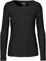 Neutral O 81050 Dámské tričko s dlouhým rukávem 77.8150 black