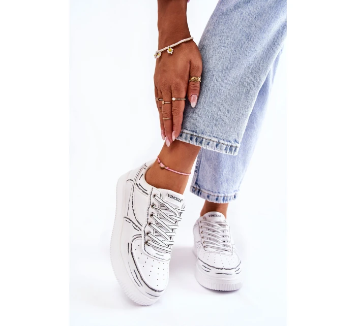 Dámské nízké sportovní boty Bíle Solveig