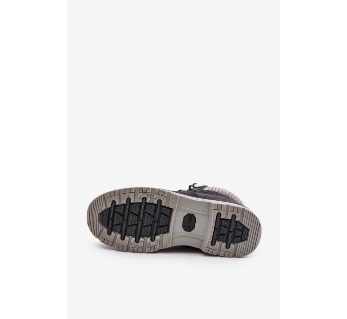 Zateplené dámské kotníkové boty černé model 21676755 - Lee Cooper Zateplené dámské kotníkové boty černé model 21676755 - Lee Cooper