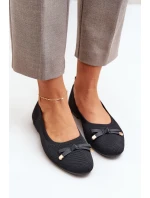 Síťované Baletky S Mašlí Černé model 21683025 - Boto