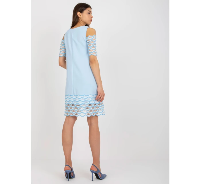 LK SK 506654 šaty.52 světle modrá