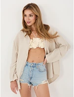 Koszula MI KS model 22102655 beżowy - FPrice Koszula MI KS model 22102655 beżowy - FPrice