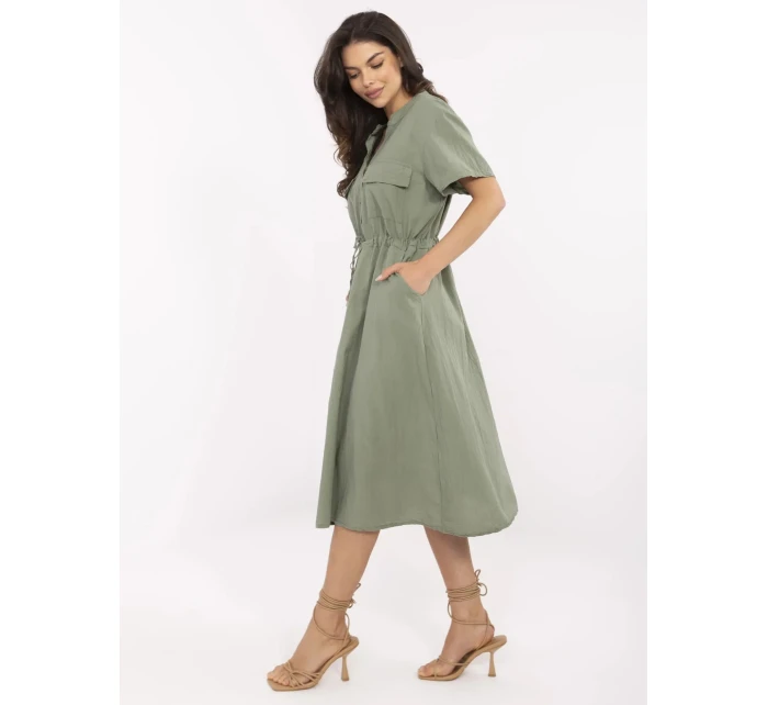 Sukienka MI SK model 21133048 khaki - FPrice Sukienka MI SK model 21133048 khaki - FPrice