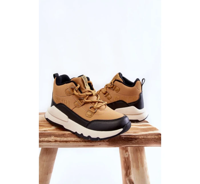 Dětské boty Memory Foam Big Star KK374118 velbloud Dětské boty Memory Foam Big Star KK374118 velbloud