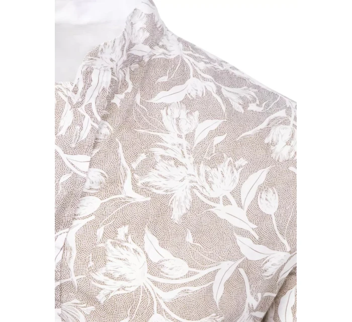 Pánská hnědá košile FashionStreet DX2257