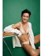 Dámské kalhotky Body Make-Up Illusion Lace Highleg Tai - BROWN - sv. hnědé 00NZ - TRIUMPH Dámské kalhotky Body Make-Up Illusion Lace Highleg Tai - BROWN - sv. hnědé 00NZ - TRIUMPH