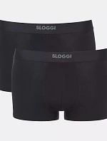 Pánské boxerky EVER Ease Hipster 2P - BLACK - černé 0004 - SLOGGI