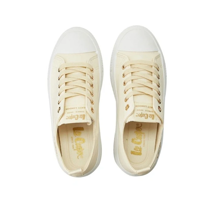Lee Cooper dámské sportovní boty beige platform fashionable dámské Lee Cooper dámské sportovní boty beige platform fashionable dámské