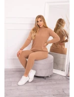 Dvoudílný svetrový set alpaka velbloudí Dvoudílný svetrový set alpaka velbloudí