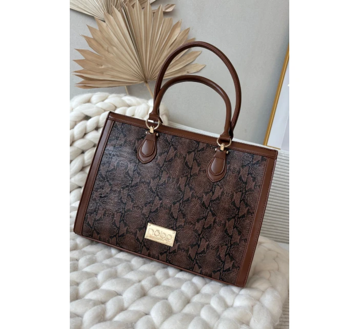 Kabelka vzor  Hnědá model 21711856 - NOBO