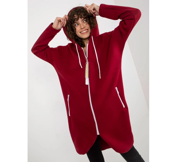 Mikina RV BL 4742.20P bordó