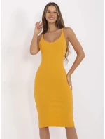 Šaty RV SK model 17049999 jasně oranžová - FPrice Šaty RV SK model 17049999 jasně oranžová - FPrice