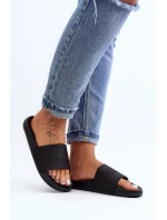 Dámské žabky Cross Jeans Black Dámské žabky Cross Jeans Black