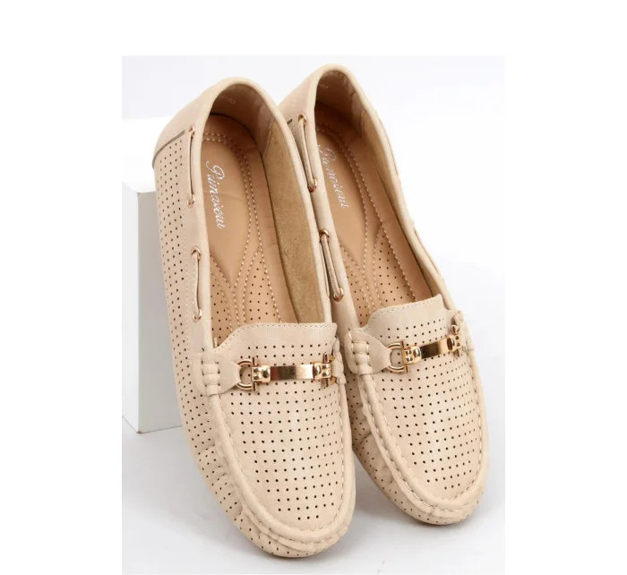 Dámské boty / Mokasíny AB-295 béžová - Primavera