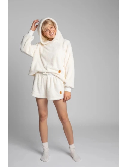 Šortky model 19396609 Ecru - LaLupa