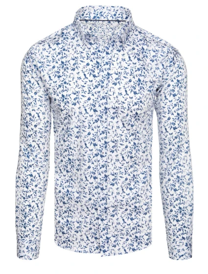 Pánská neformální bílá košile FashionStreet DX2670