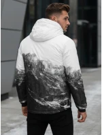 Pánská zimní lyžařská bunda černá model 21995657 - Dstreet Pánská zimní lyžařská bunda černá model 21995657 - Dstreet