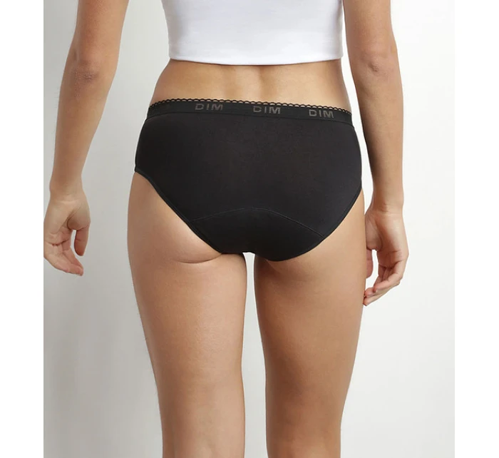 Dívčí menstruační kalhotky noční  BRIEF   černá model 21761248 - DIM