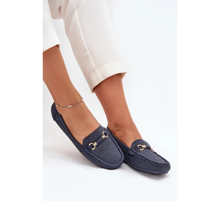 Dámské Mokasíny S Ozdobou Granátové Kaydance