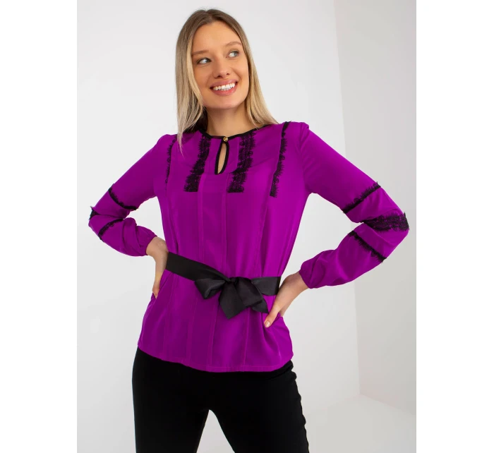 Dámská halenka LK BZ 506122.35x fialová - FPrice