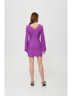 Mini šaty s rukávy model 19678768 - Makover