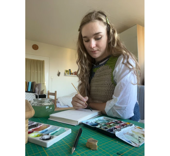 Dámská kabelka Vuch Massimo Wildflowers Green