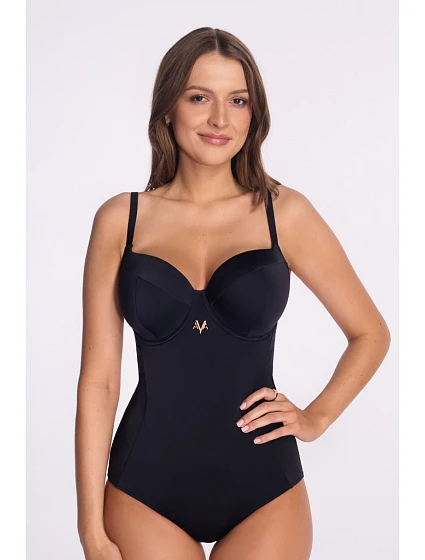 Dámské jednodílné plavky SKJ 70 černé - Ava Dámské jednodílné plavky SKJ 70 černé - Ava
