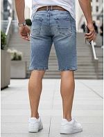 Pánské džínové šortky s páskem SX2577 modré - FashionStreet Pánské džínové šortky s páskem SX2577 modré - FashionStreet