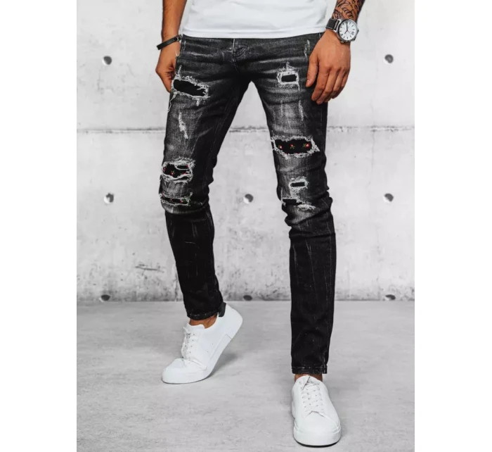 Pánské džínové kalhoty šedé FashionStreet UX3942