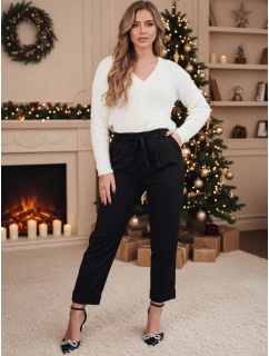 Dámské kalhoty černé Dstreet model 21982106 - FashionStreet