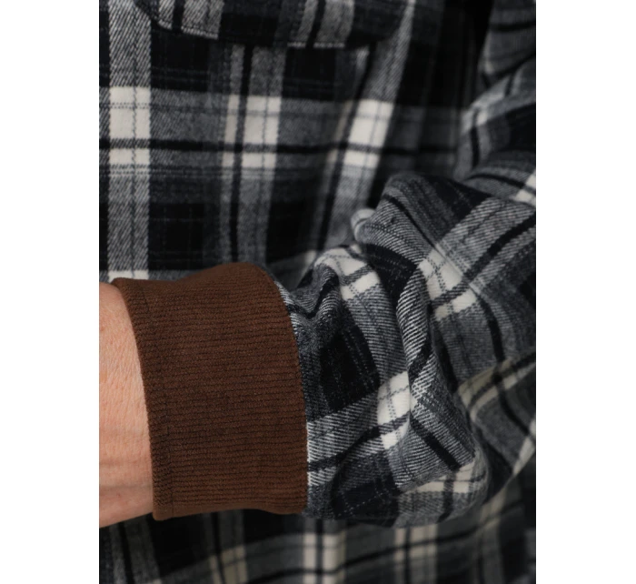 Koszula w kratę damska zapinana na guziki granatowa FashionStreet DY0483