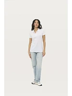 SOL'S Perfect Women Dámské piqué polo 25.1135 melange grey SOL'S Perfect Women Dámské piqué polo 25.1135 melange grey