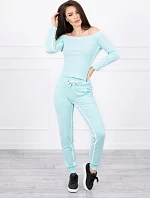 Sada s dvojitými pruhy máta