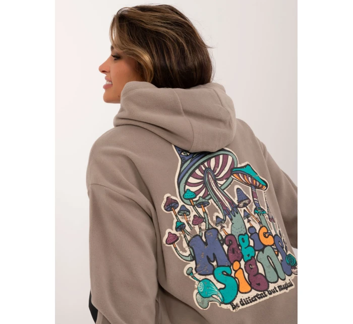 Mikina D20005M02679A dark lilac Mikina D20005M02679A dark lilac