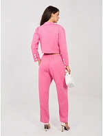 Spodnie dresowe IT DR model 22067026 ciemny różowy - FPrice Spodnie dresowe IT DR model 22067026 ciemny różowy - FPrice