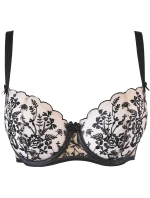 Podprsenka V-10801 béžovo-černá - Axami