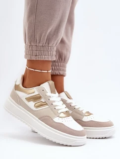 Dámské béžové nízké tenisky Regines