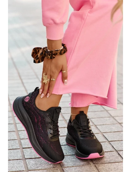 Dámské tenisky na platformě Big Star HI-POLY SYSTEM – černé Dámské tenisky na platformě Big Star HI-POLY SYSTEM – černé