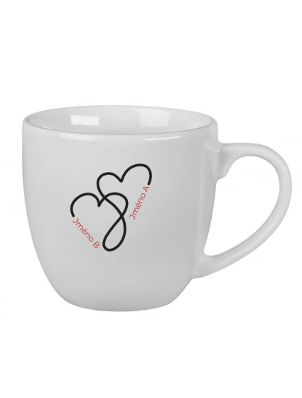 Personalizovaný keramický hrnek 400 ml pro zamilované
