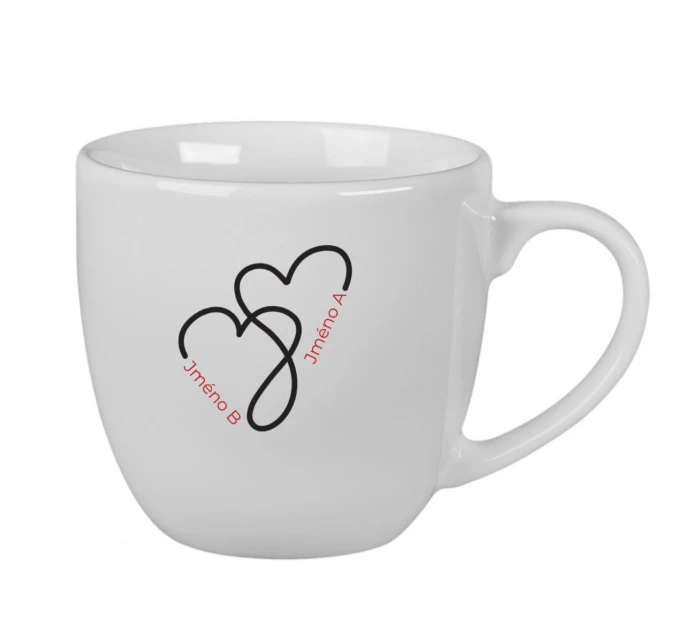 Personalizovaný keramický hrnek 400 ml pro zamilované