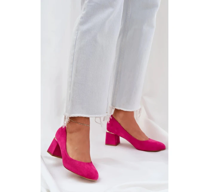Dámské lodičky na podpatku / Fuchsiová  model 21075745 - SEASTAR