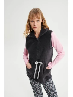 Vamp - Dámská vesta na zip 19463 šedá - Vamp