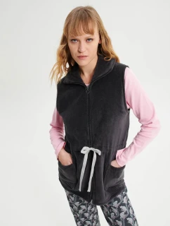 Vamp - Dámská vesta na zip 19463 šedá - Vamp