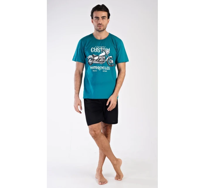 Pánské pyžamo šortky Motocykl