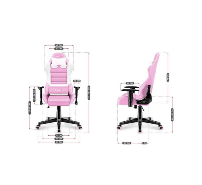 Herní židle  Pink model 21325924 - Huzaro