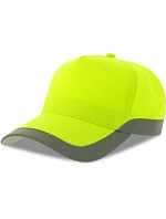 Atlantis Headwear Helpy-S 5 panelová bezpečnostní kšiltovka 33.0280 yellow fluo Atlantis Headwear Helpy-S 5 panelová bezpečnostní kšiltovka 33.0280 yellow fluo