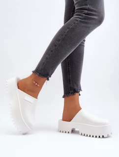 Dámské Žabky Na Masivní Podrážce Big Star model 21649439 Bílé - Big Star Shoes