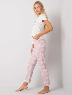 Pyžamo BR PI model 15911481 bílé a růžové - FPrice