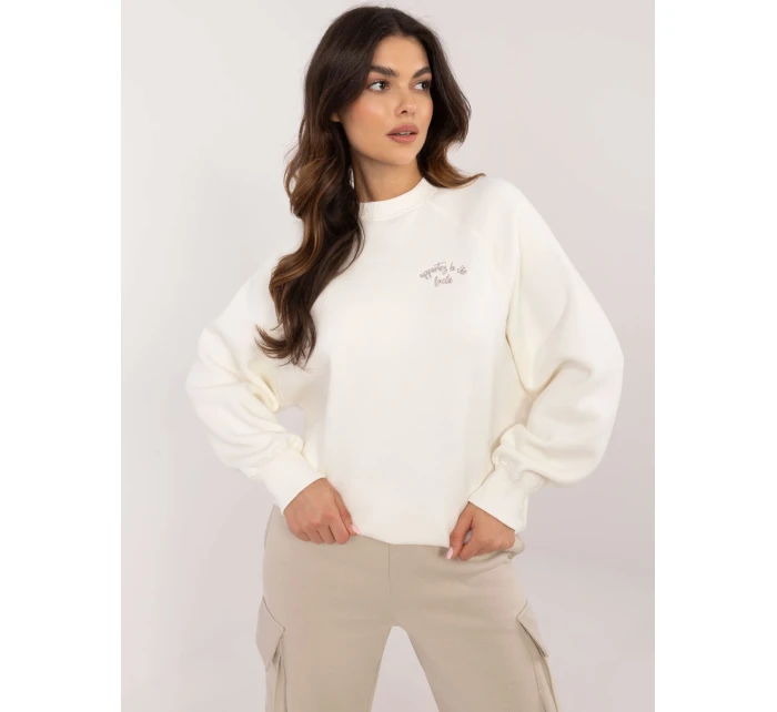 Bluza model 20614007 ecru - FPrice Bluza model 20614007 ecru - FPrice