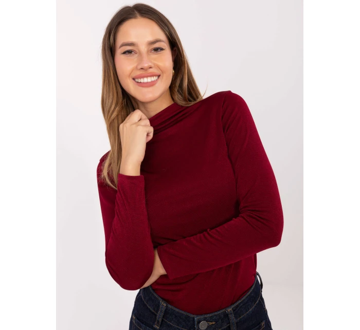 Bluzka IT BZ model 21441268 bordowy - FPrice Bluzka IT BZ model 21441268 bordowy - FPrice